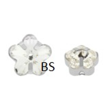 Swarovski 119 Flower Single Stone in Setting 10mm Crystal