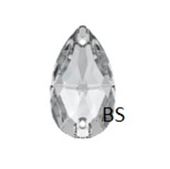 12x7mm Swarovski 3230 Crystal Pear Drop Sew On