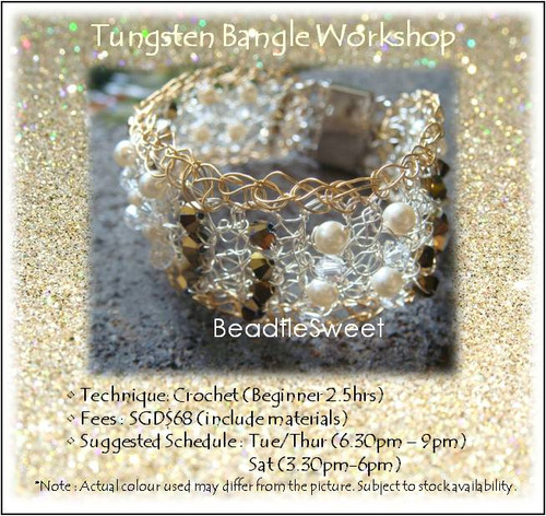 Jewelry Making Course : Tungsten Bracelet Workshop