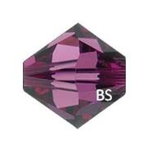 3mm 5328 Amethyst Bicone Bead