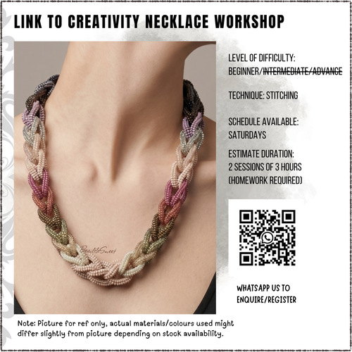 Jewelry Making Course : Link to Creativity Choker Workshop