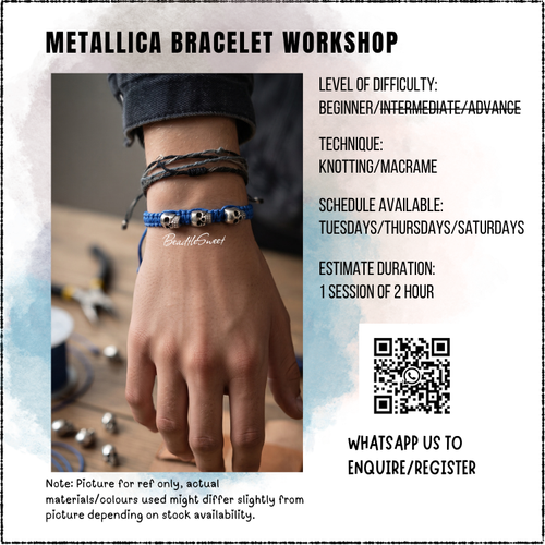 Jewelry Making Course : Metallica Bracelet Workshop