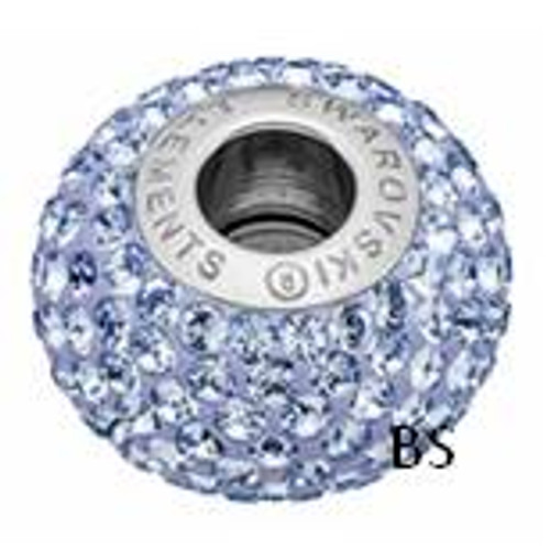 Swarovski BeCharmed Pave Bead 80101 Light Sapphire