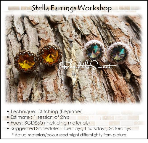 Stella Earring Stitching Workshop