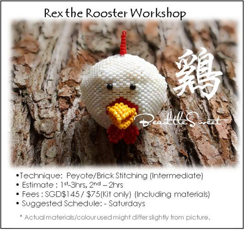 Jewelry Making Course : Rex the Rooster Workshop