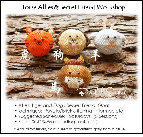 Jewelry Making Course : Hobart the Horse Allies and Secret Friend Workshop