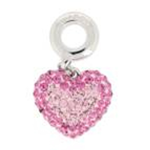 Swarovski BeCharmed Pave Heart Charm 86502