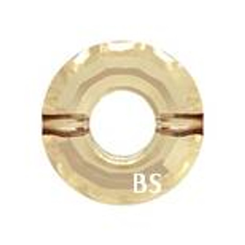 Swarovski 5139 Ring Bead Crystal Golden Shadow 12.5mm