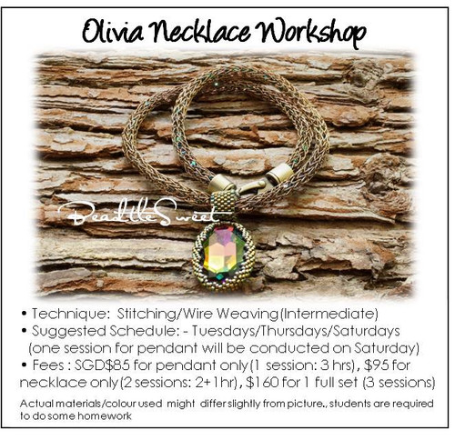 Wire Weaving and Stitching Course : Olivia Necklace Workshop