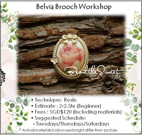 Jewellery Making Course : Belvia Brooch Workshop