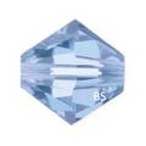 3mm Swarovski 5328 Light Sapphire Bicone Bead