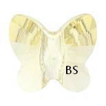 Swarovski 5754 Butterfly Bead Jonquil 6mm