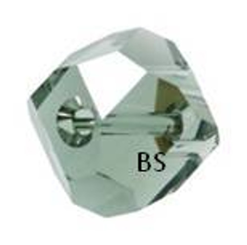 Swarovski 5603 Graphic Cube Bead Black Diamond 6mm