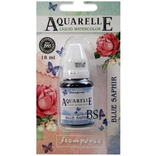 Stamperia Aquarelle Blue Sapphire