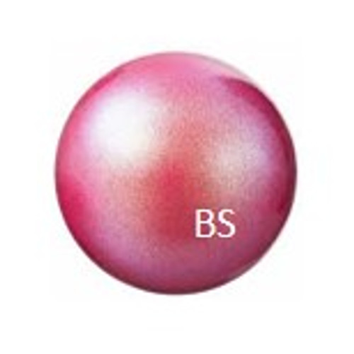 8mm Preciosa Round Pearl Maxima Pearlescent Red Pearls