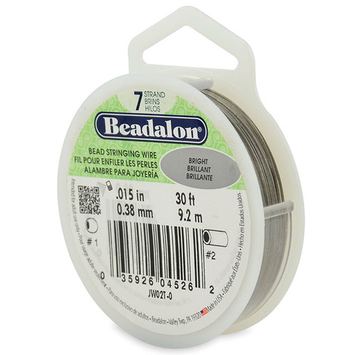 Beadalon 7 Strand 0.38mm Bright