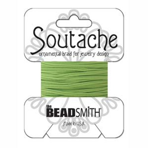 Soutache Rayon Braided Cord (Green)