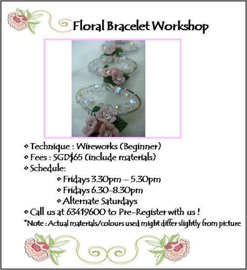 Jewelry Making Course: Floral Bracelet Workshop