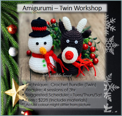 Amigurumi Course : Twin Workshop
