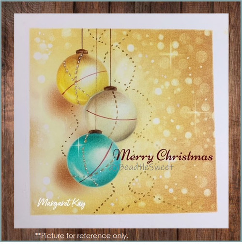 Nagomi Pastel Art : Christmas Ball Gold
