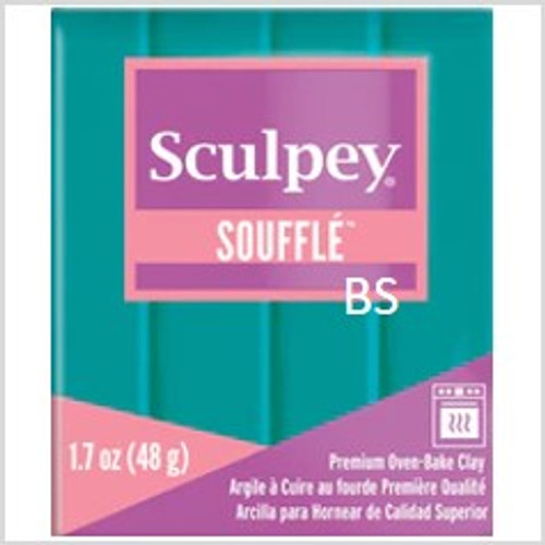 Sculpey Souffle Clay Sea Glass, 1.7 oz bar