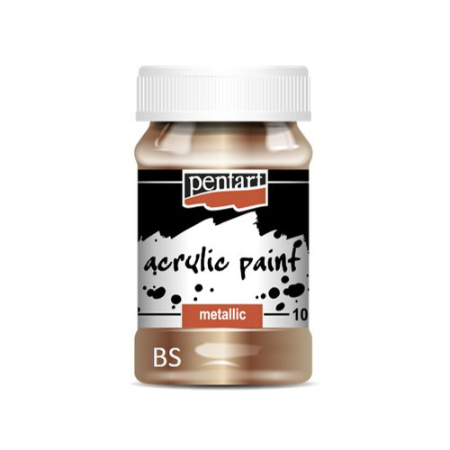 Pentart Acrylic Paint Metallic Antique Gold 100ml