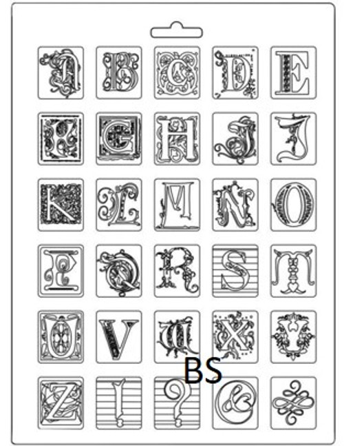 Stamperia Soft Mould A4 - Alphabet (K3PTA480)