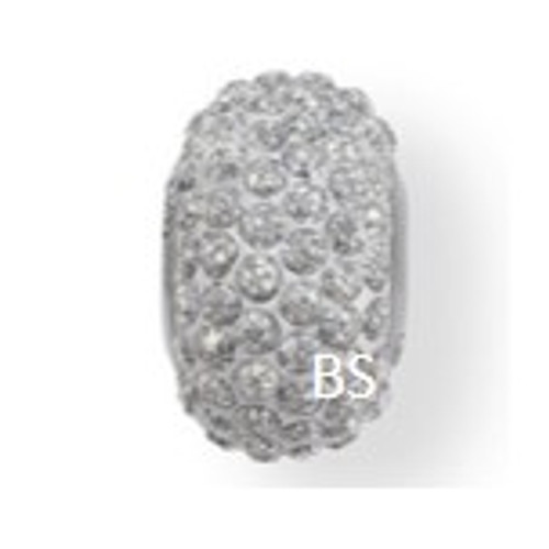 Swarovski Becharmed Ceramic Pave 84501 Marbled Light Grey