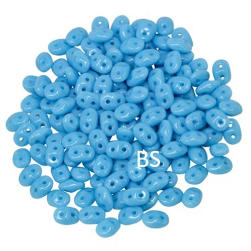 SuperDuo Beads 2.5X5mm Turquoise Blue