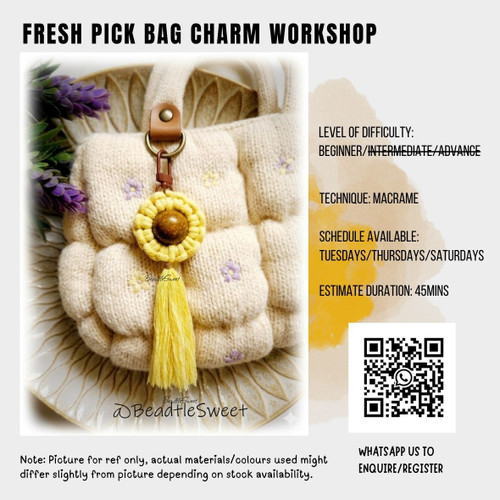 Fresh Pick Bag Charm Workshop (Beginner)