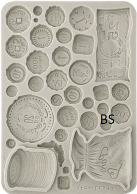 Silicon Mould A5 - Venice City of Art old coins