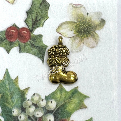 32951_Charm - Christmas Stocking (Gold)_1