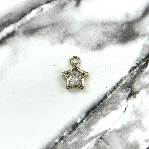 4290_Charm - Star with Zirconia (16k)_1
