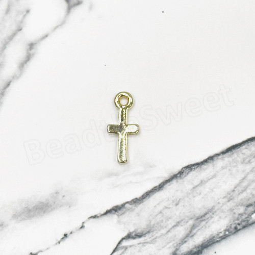 34117_Charm - Cross (14x6mm, 16K)