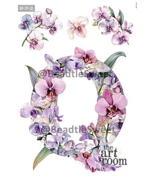 Letter Q Rice Paper RP-TP-Q1