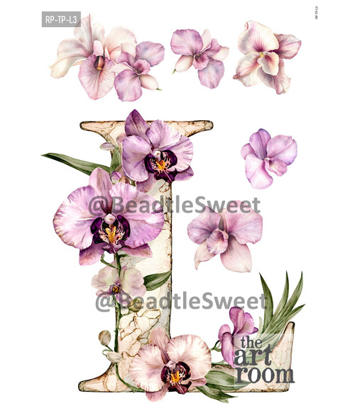 Letter L Rice Paper RP-TP-L3