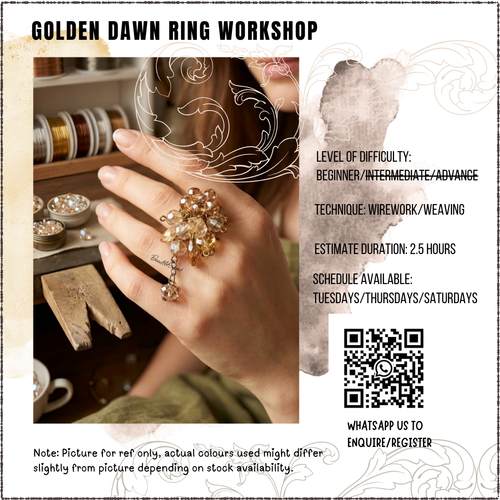 Jewelry Making: Golden Dawn Ring Workshop