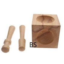 Vintaj Wood Doming Block with Two Punches