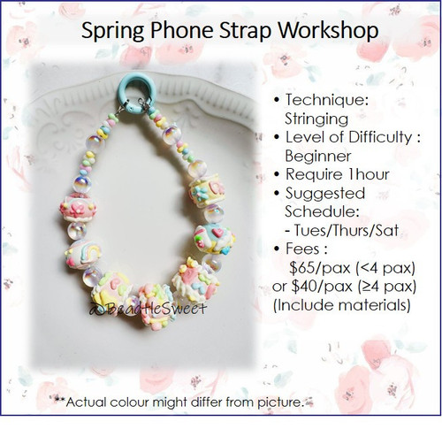 Spring Phone Strap Workshop (Beginner)