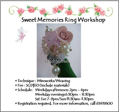 Jewelry Making: Sweet Memories Ring Workshop