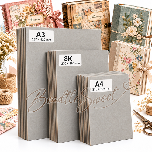 Grey Chipboard A4 Size (2mm thick)