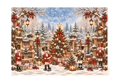 Christmas Rice Pape RP-CAN-08L