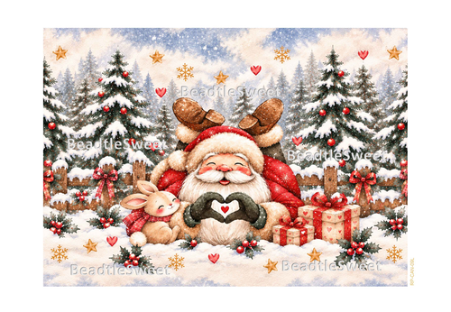 Christmas Rice Pape RP-CAN-09L