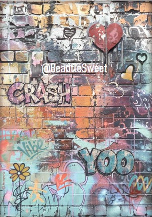 Stamperia Rice Paper - Furry Friends 2 Graffiti
