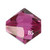 4mm Swarovski 5328 Fuchsia Bicone Bead