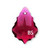 16 x 11mm Swarovski 6090 Ruby Baroque Pendant