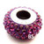 Swarovski BeCharmed Pave Bead 80101 Amethyst