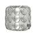 Swarovski BeCharmed Pave Metallic Bead 80701 Silver Brushed