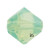 4mm Swarovski 5328 Chrysolite Opal Bicone Bead