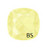 12mm Swarovski 4470 Powder Yellow Cushion Square